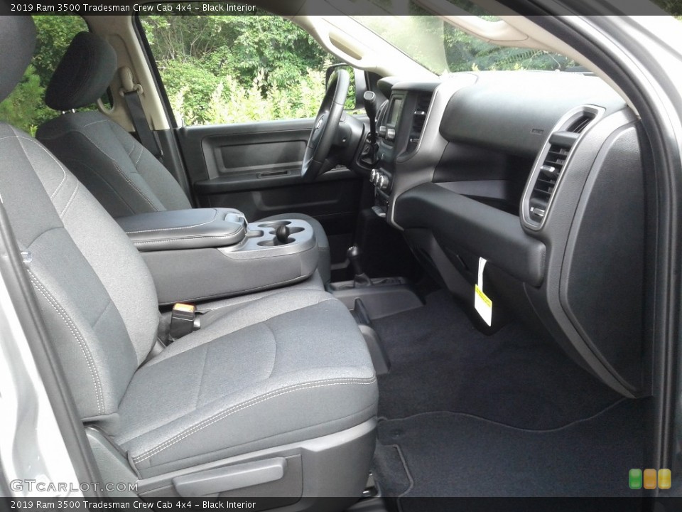 Black Interior Front Seat for the 2019 Ram 3500 Tradesman Crew Cab 4x4 #134008104