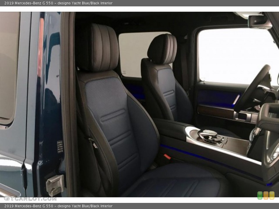 designo Yacht Blue/Black Interior Photo for the 2019 Mercedes-Benz G 550 #134008413