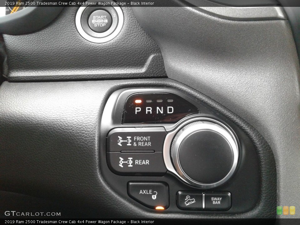 Black Interior Transmission for the 2019 Ram 2500 Tradesman Crew Cab 4x4 Power Wagon Package #134008977