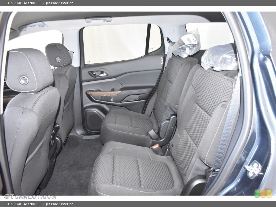 Jet Black Interior Rear Seat for the 2019 GMC Acadia SLE #134011860