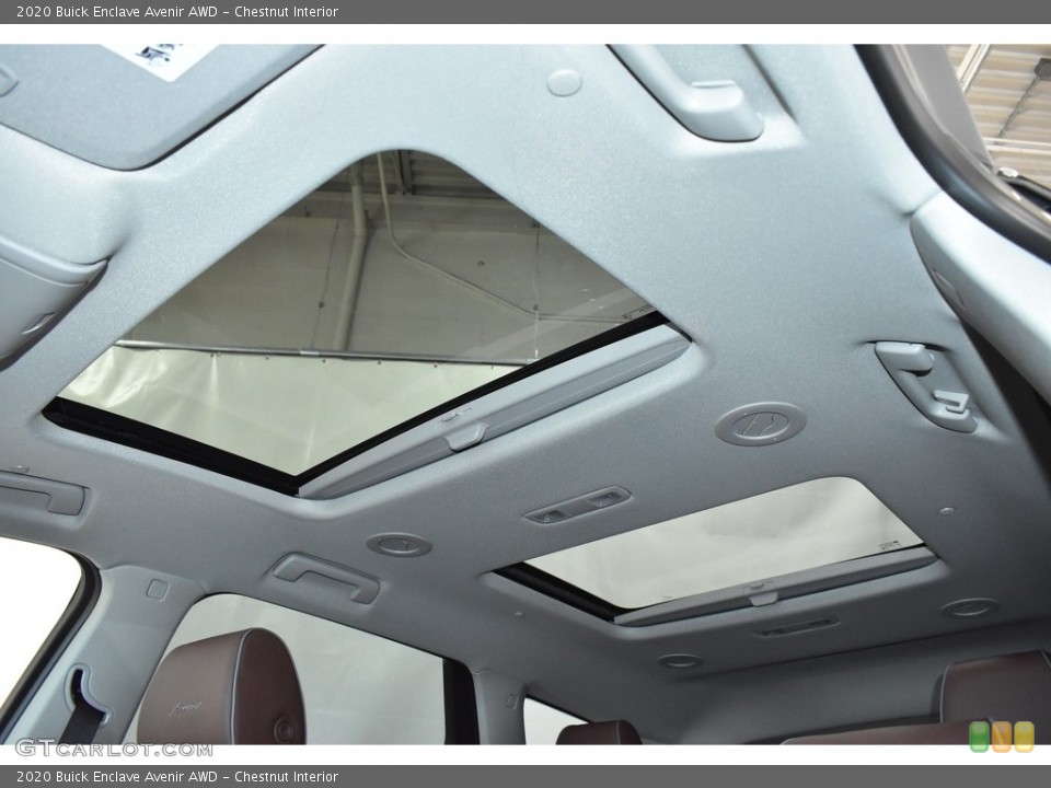 Chestnut Interior Sunroof for the 2020 Buick Enclave Avenir AWD #134012307