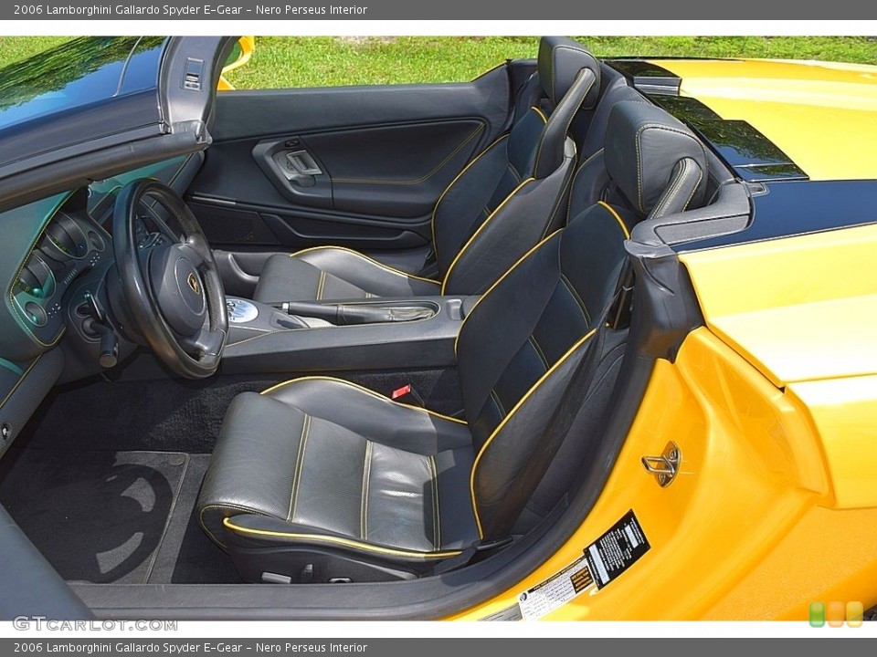 Nero Perseus Interior Photo for the 2006 Lamborghini Gallardo Spyder E-Gear #134013132