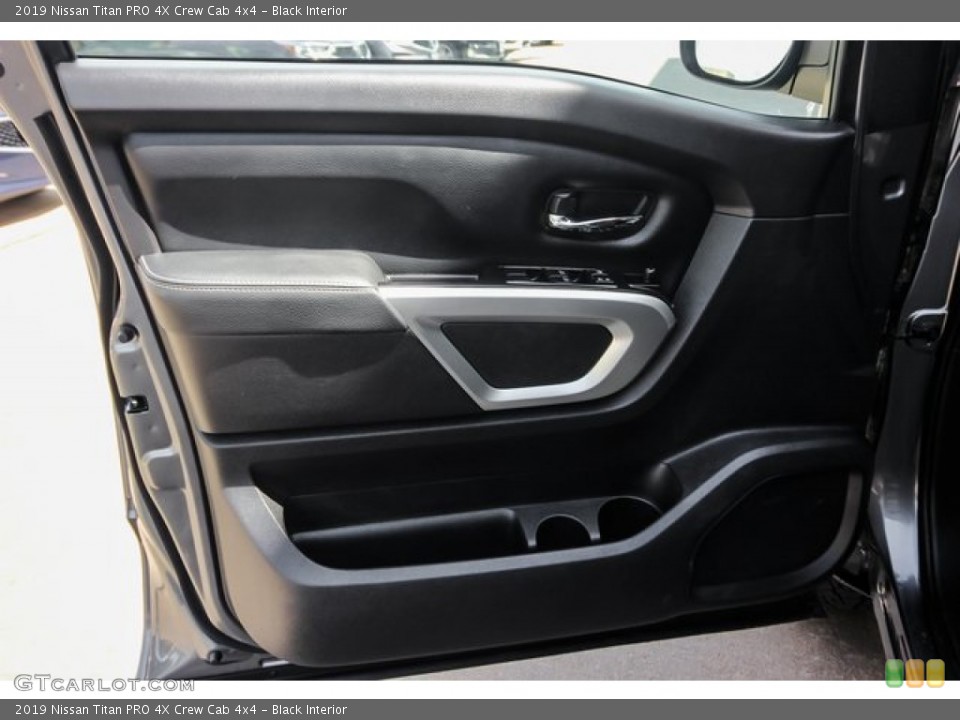 Black Interior Door Panel for the 2019 Nissan Titan PRO 4X Crew Cab 4x4 #134016234