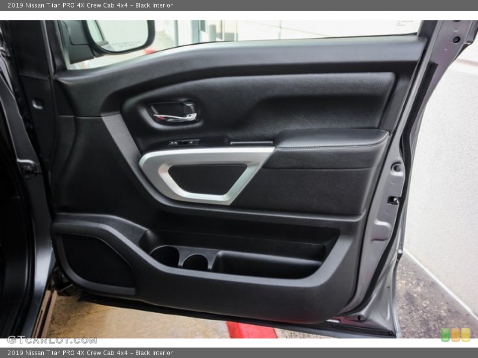 Black Interior Door Panel for the 2019 Nissan Titan PRO 4X Crew Cab 4x4 #134016357