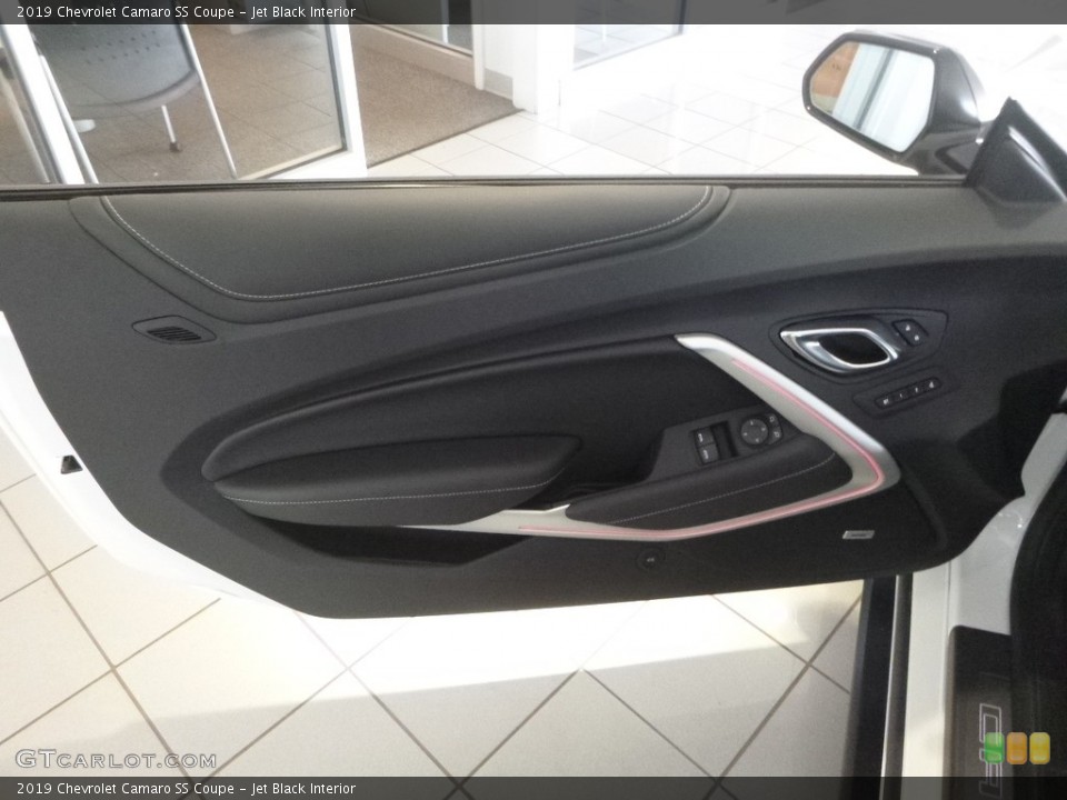 Jet Black Interior Door Panel for the 2019 Chevrolet Camaro SS Coupe #134016492