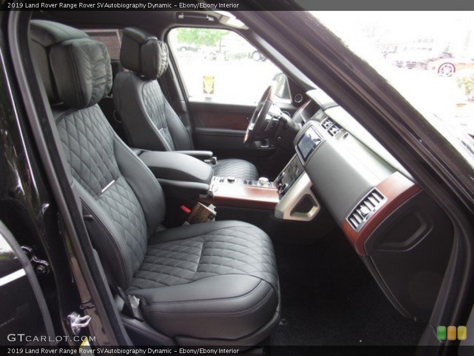 Ebony/Ebony Interior Front Seat for the 2019 Land Rover Range Rover SVAutobiography Dynamic #134021781