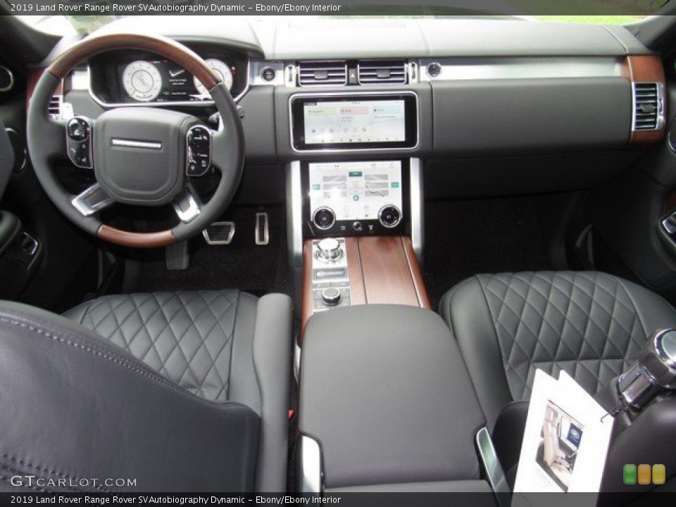 Ebony/Ebony Interior Dashboard for the 2019 Land Rover Range Rover SVAutobiography Dynamic #134021805