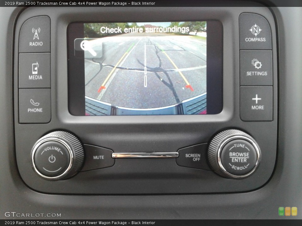 Black Interior Controls for the 2019 Ram 2500 Tradesman Crew Cab 4x4 Power Wagon Package #134021853