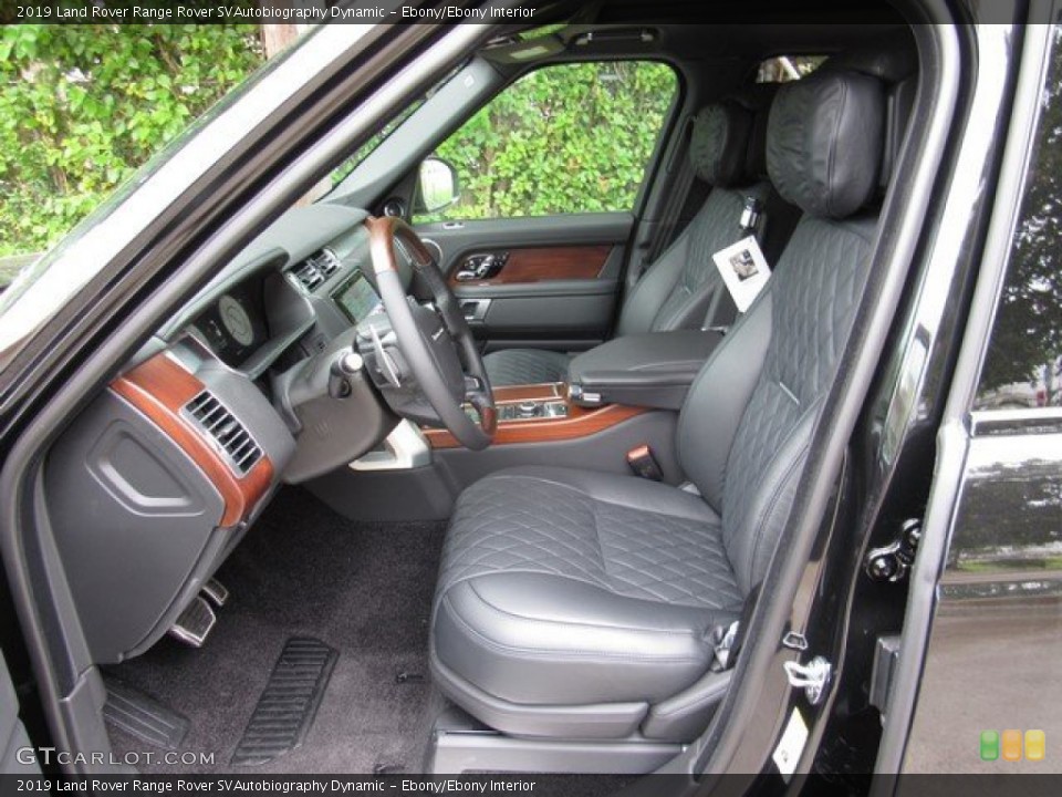 Ebony/Ebony Interior Front Seat for the 2019 Land Rover Range Rover SVAutobiography Dynamic #134022027