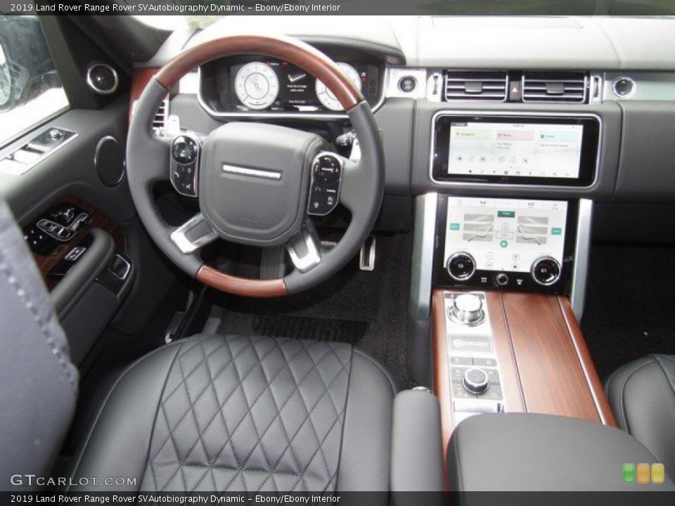 Ebony/Ebony Interior Dashboard for the 2019 Land Rover Range Rover SVAutobiography Dynamic #134022048