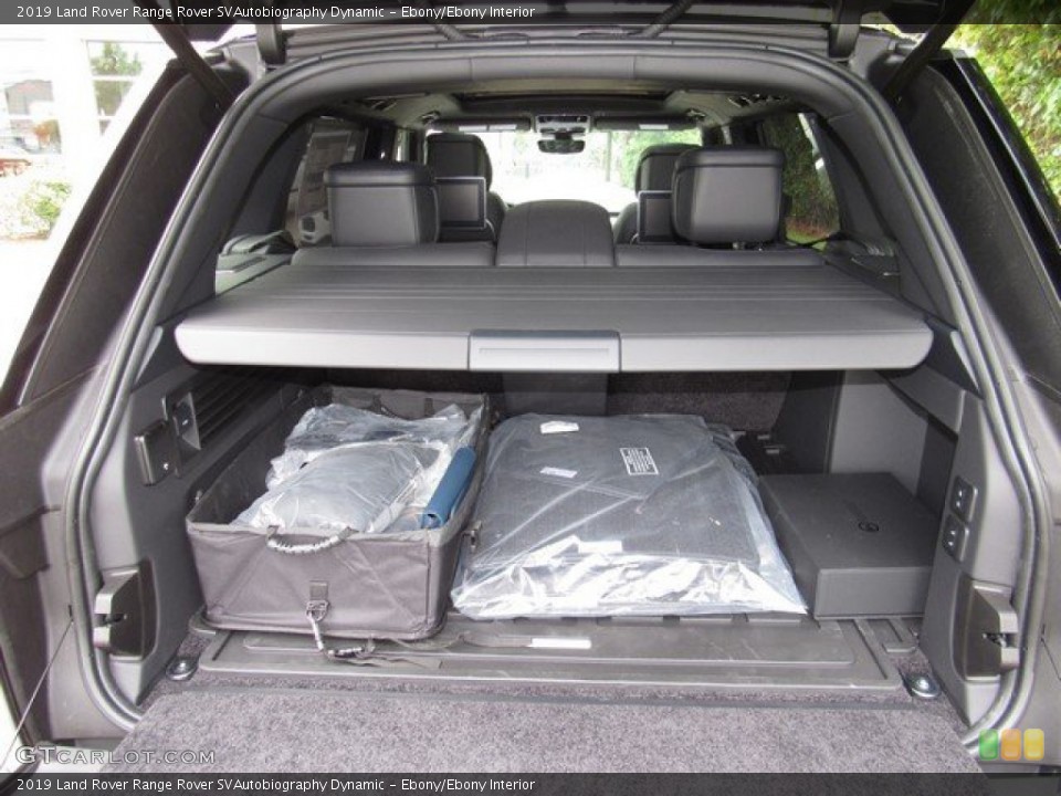 Ebony/Ebony Interior Trunk for the 2019 Land Rover Range Rover SVAutobiography Dynamic #134022183