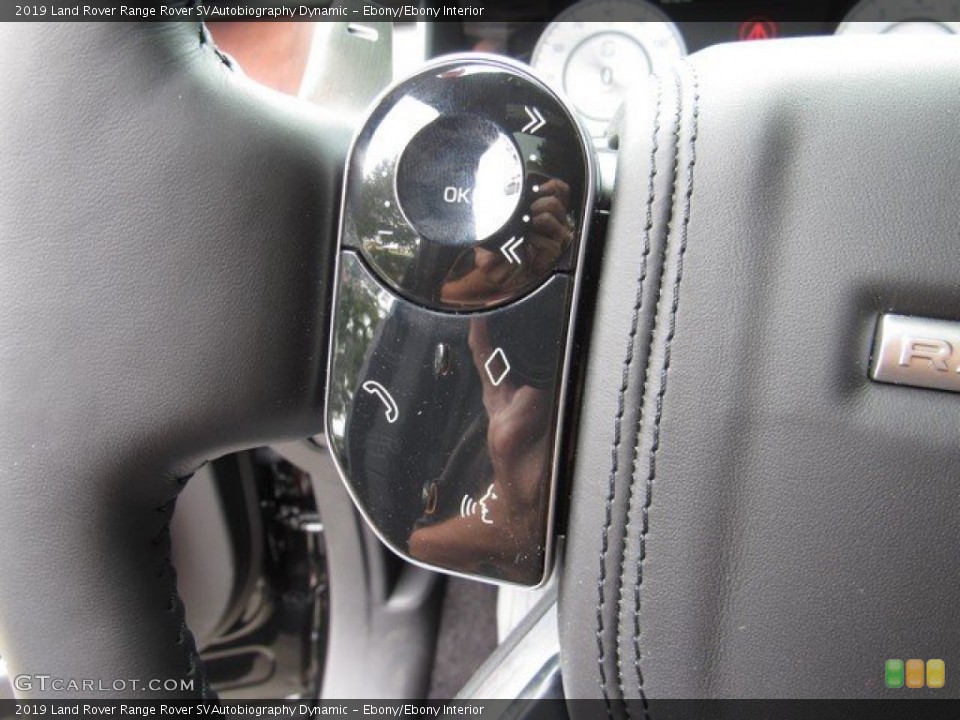 Ebony/Ebony Interior Steering Wheel for the 2019 Land Rover Range Rover SVAutobiography Dynamic #134022417