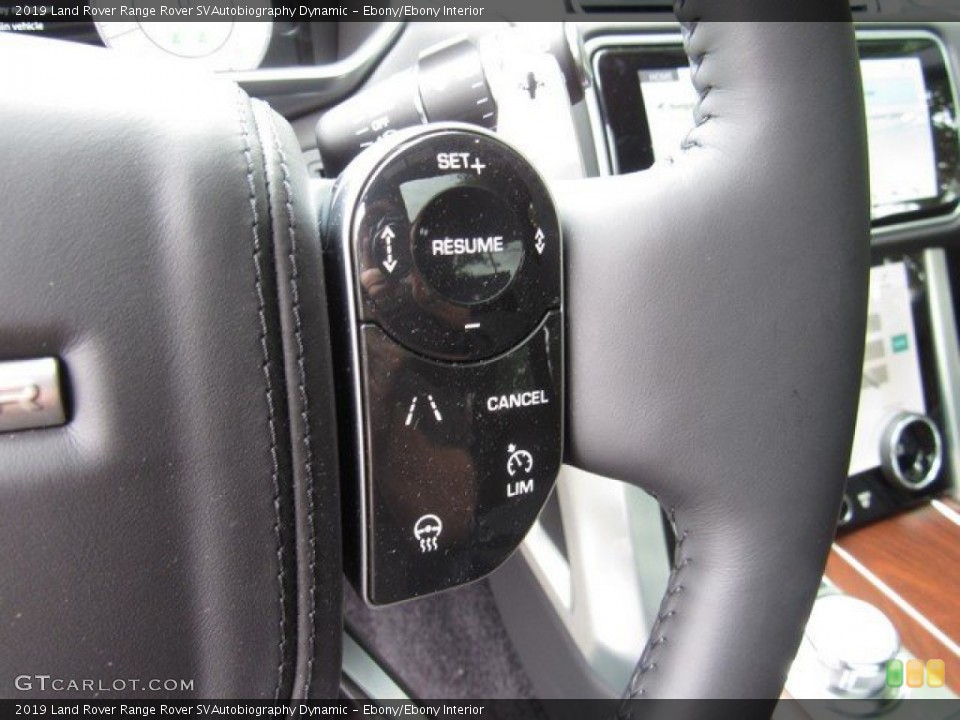 Ebony/Ebony Interior Steering Wheel for the 2019 Land Rover Range Rover SVAutobiography Dynamic #134022444