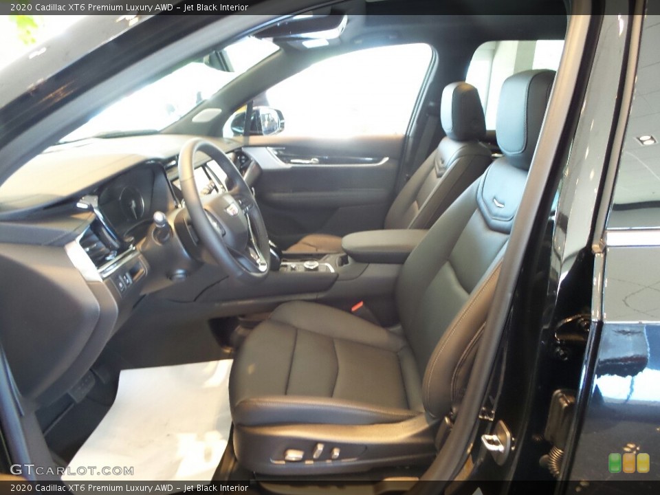 Jet Black Interior Photo for the 2020 Cadillac XT6 Premium Luxury AWD #134024463
