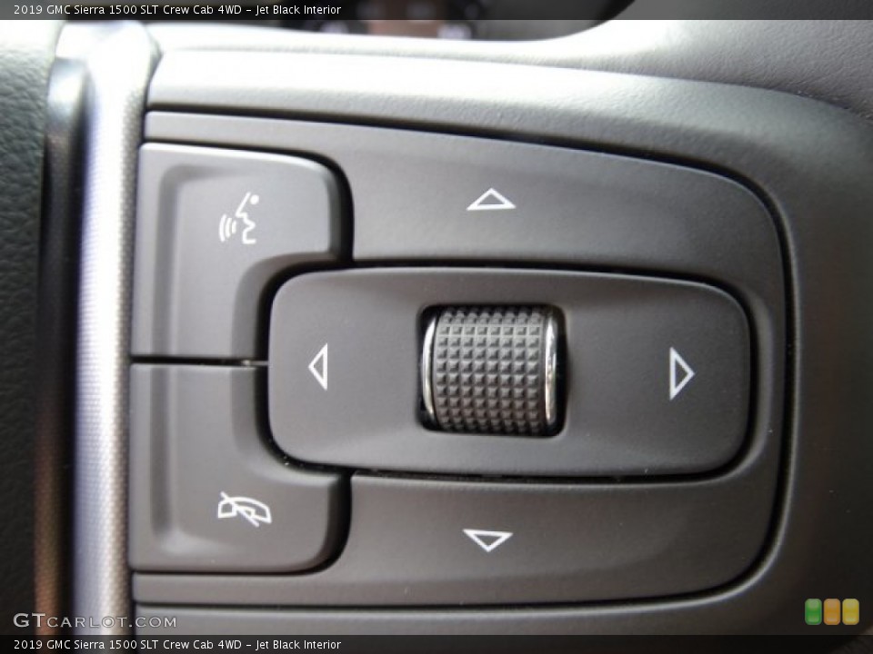 Jet Black Interior Controls for the 2019 GMC Sierra 1500 SLT Crew Cab 4WD #134030521