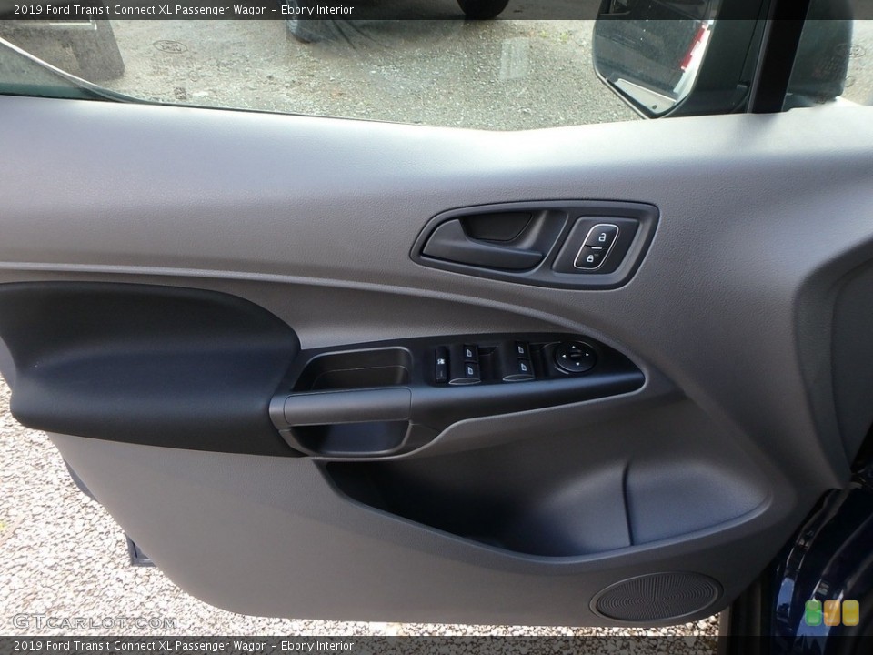 Ebony Interior Door Panel for the 2019 Ford Transit Connect XL Passenger Wagon #134031768
