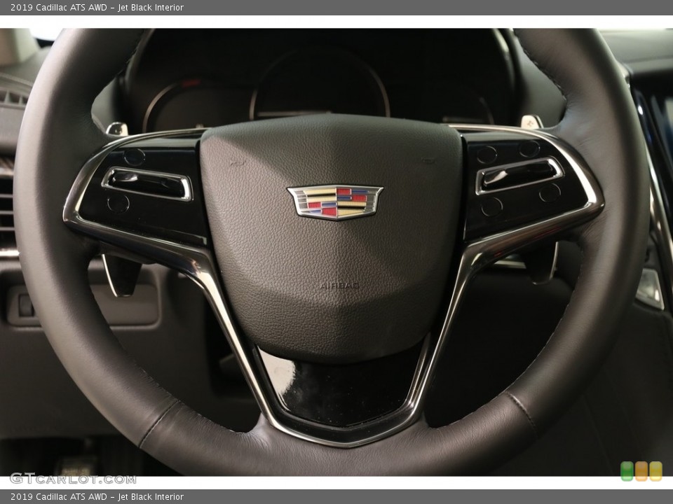 Jet Black Interior Steering Wheel for the 2019 Cadillac ATS AWD #134045589