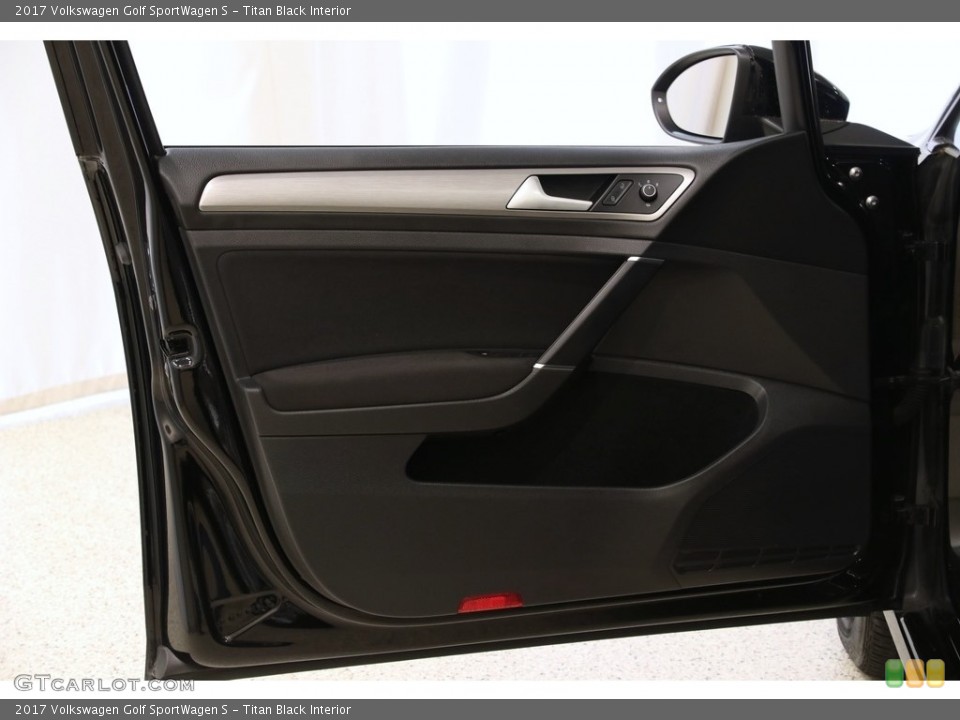 Titan Black Interior Door Panel for the 2017 Volkswagen Golf SportWagen S #134046216