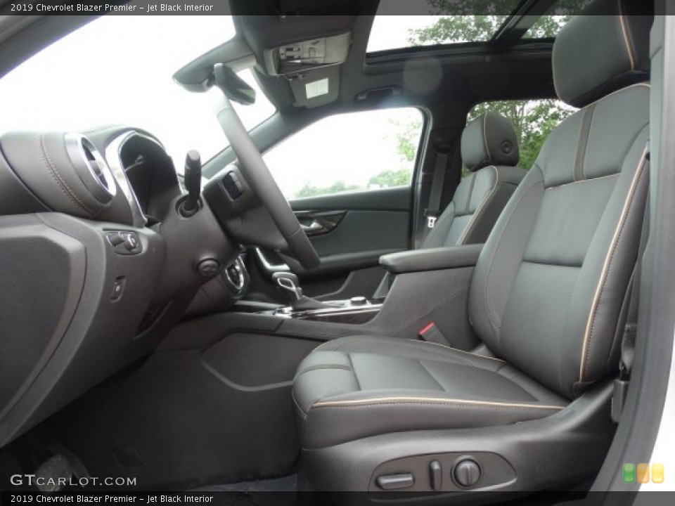Jet Black Interior Front Seat for the 2019 Chevrolet Blazer Premier #134054051