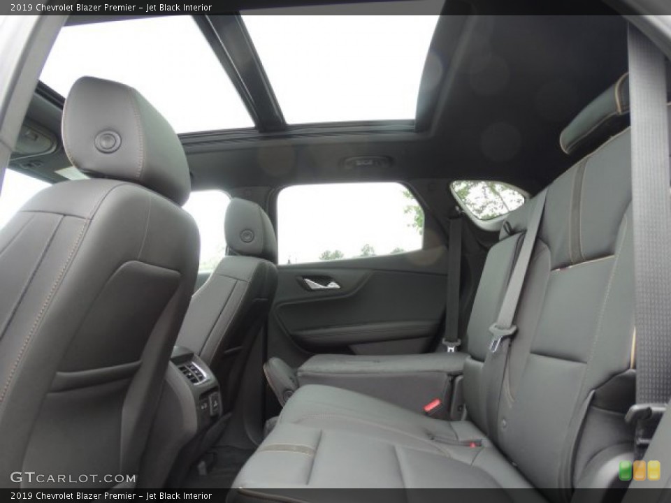 Jet Black Interior Rear Seat for the 2019 Chevrolet Blazer Premier #134054270