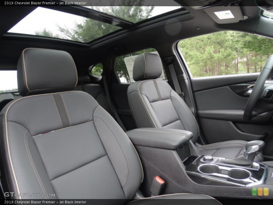 Jet Black Interior Front Seat for the 2019 Chevrolet Blazer Premier #134054411