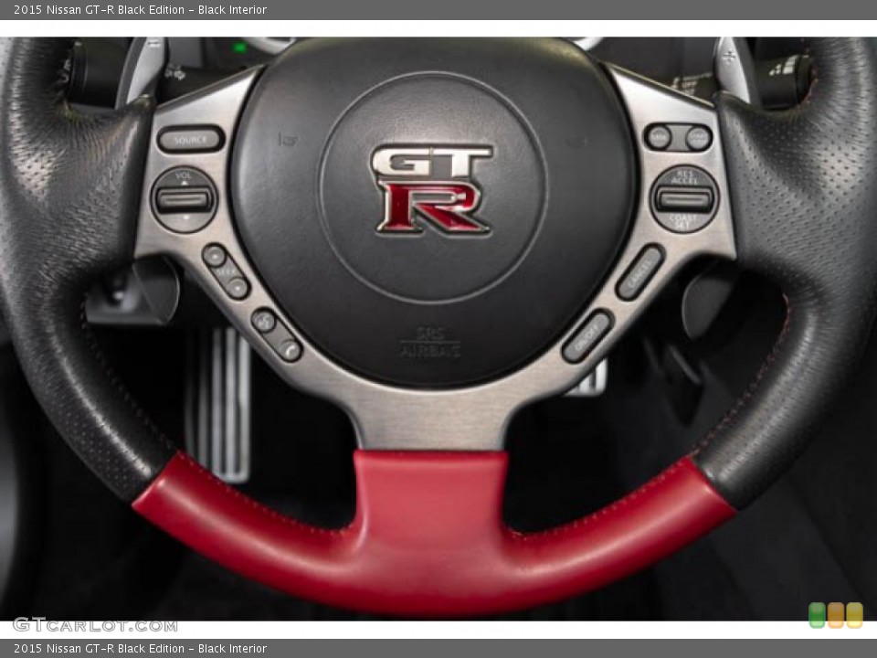 Black Interior Steering Wheel for the 2015 Nissan GT-R Black Edition #134064287