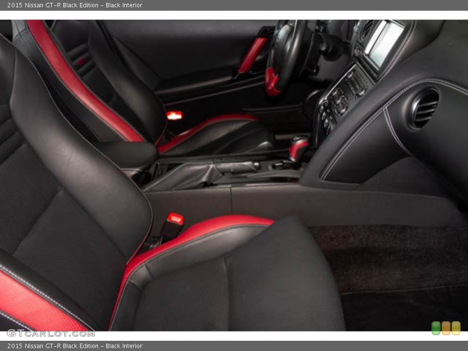 Black Interior Front Seat for the 2015 Nissan GT-R Black Edition #134064437