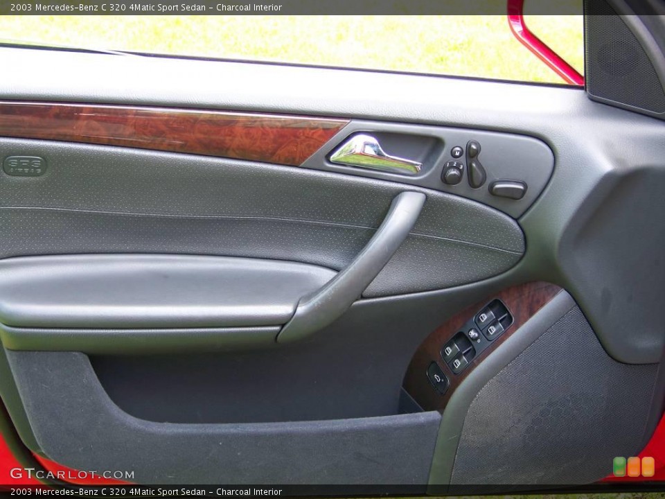 Charcoal Interior Door Panel for the 2003 Mercedes-Benz C 320 4Matic Sport Sedan #13407081