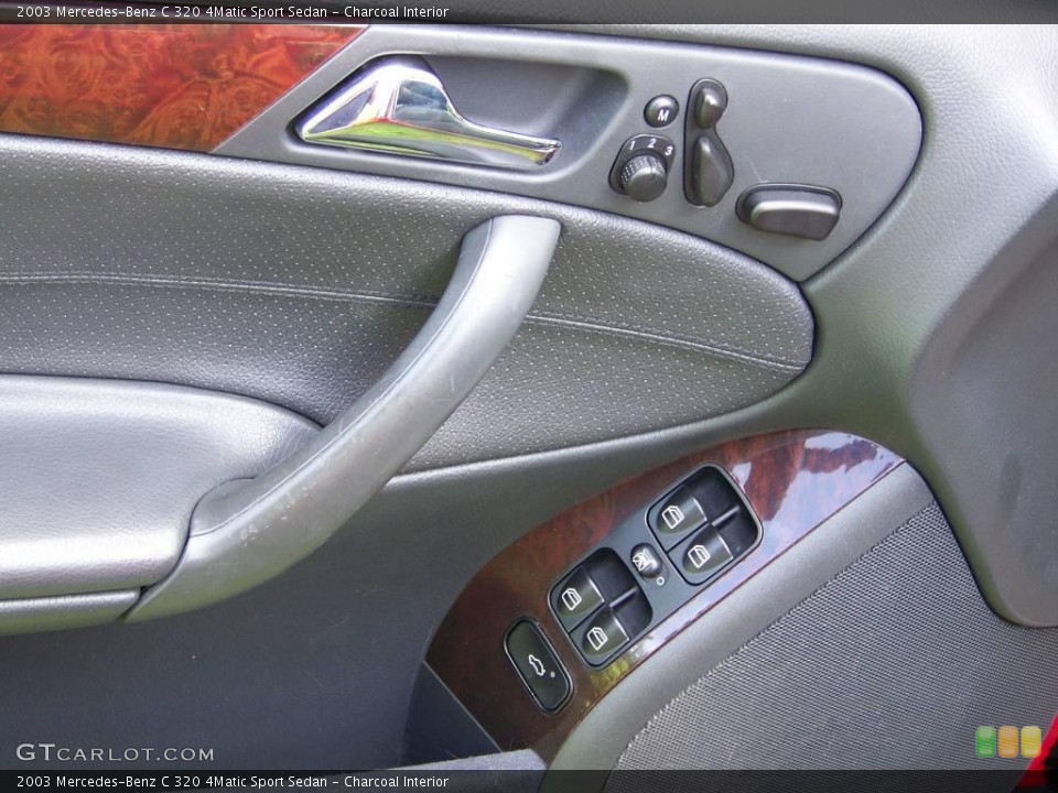 Charcoal Interior Controls for the 2003 Mercedes-Benz C 320 4Matic Sport Sedan #13407086