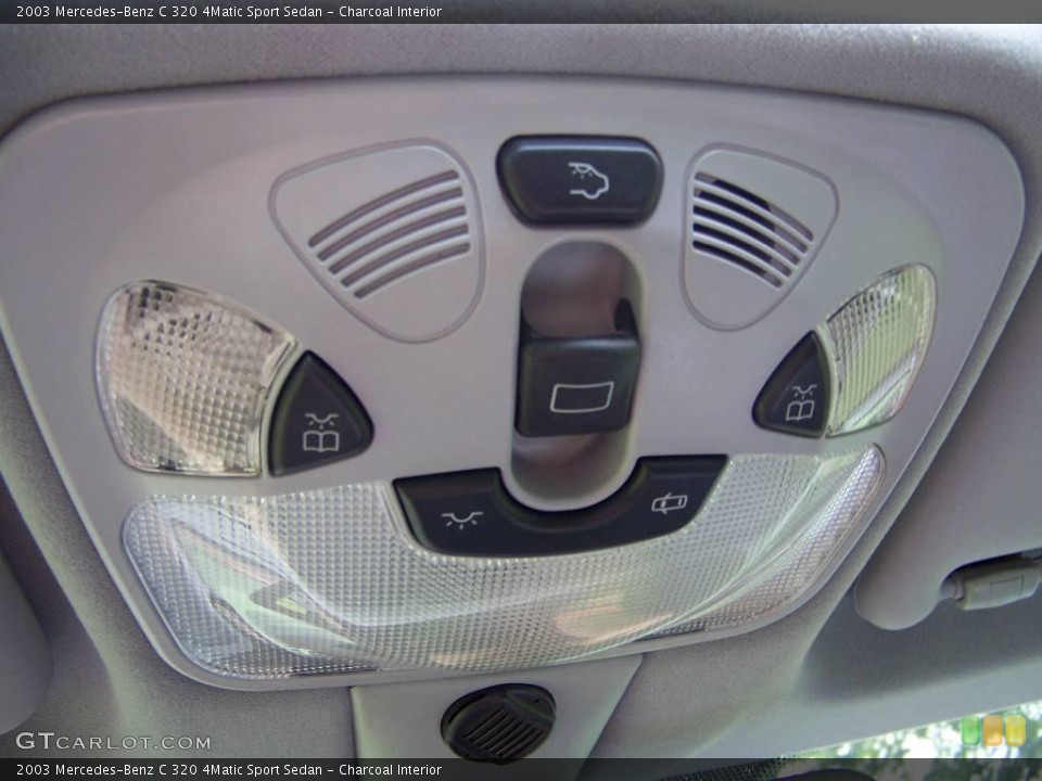 Charcoal Interior Controls for the 2003 Mercedes-Benz C 320 4Matic Sport Sedan #13407138
