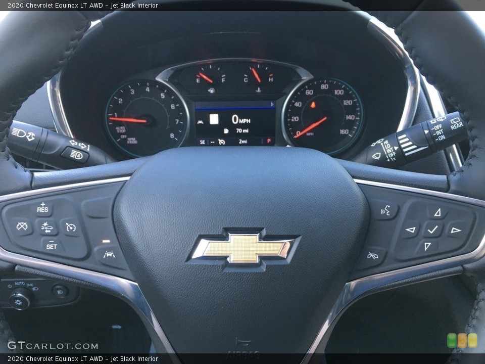 Jet Black Interior Steering Wheel for the 2020 Chevrolet Equinox LT AWD #134085072