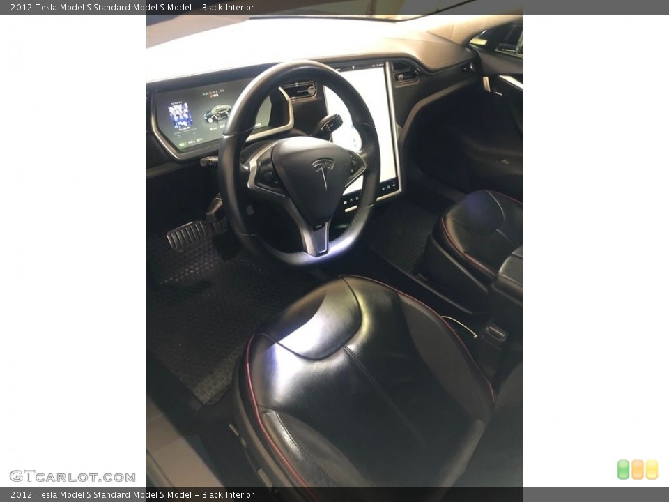 Black Interior Controls for the 2012 Tesla Model S  #134085390