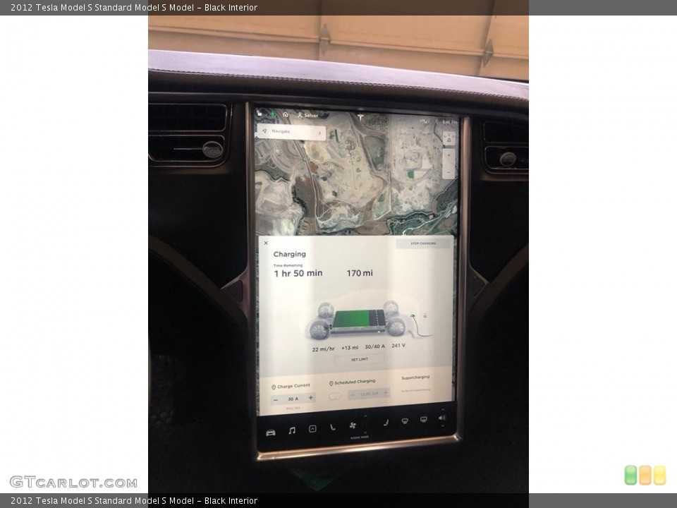 Black Interior Controls for the 2012 Tesla Model S  #134085405