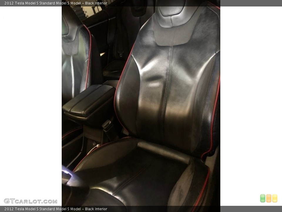 Black Interior Front Seat for the 2012 Tesla Model S  #134085417