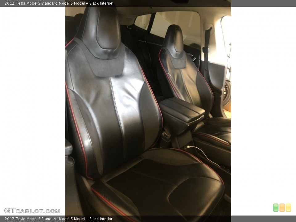 Black 2012 Tesla Model S Interiors