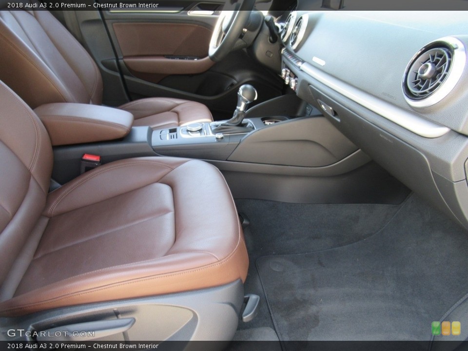 Chestnut Brown 2018 Audi A3 Interiors