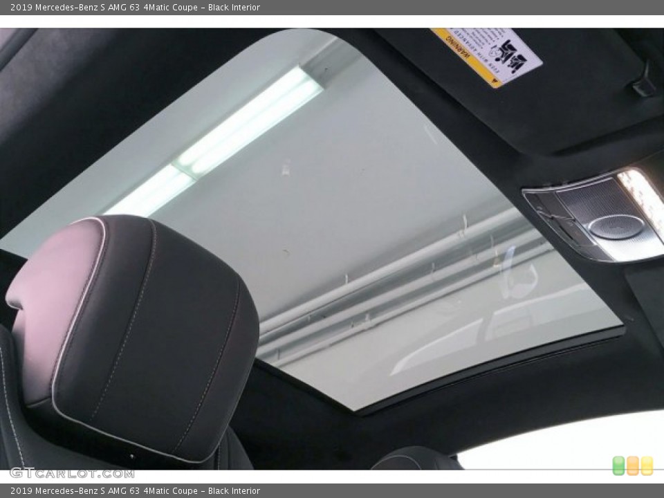 Black Interior Sunroof for the 2019 Mercedes-Benz S AMG 63 4Matic Coupe #134093113
