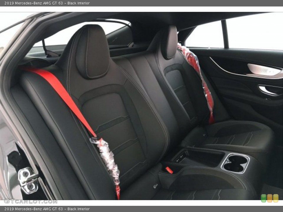 Black Interior Rear Seat for the 2019 Mercedes-Benz AMG GT 63 #134094103