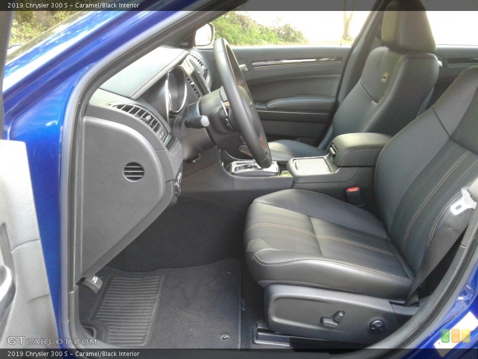 Caramel/Black Interior Front Seat for the 2019 Chrysler 300 S #134114255