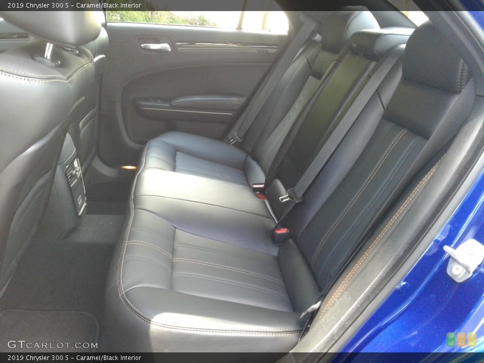 Caramel/Black Interior Rear Seat for the 2019 Chrysler 300 S #134114288
