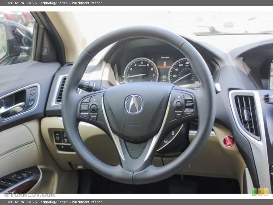 Parchment Interior Steering Wheel for the 2020 Acura TLX V6 Technology Sedan #134116529