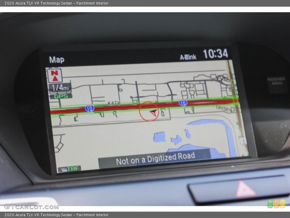 Parchment Interior Navigation for the 2020 Acura TLX V6 Technology Sedan #134116682