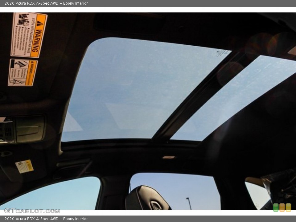 Ebony Interior Sunroof for the 2020 Acura RDX A-Spec AWD #134120579