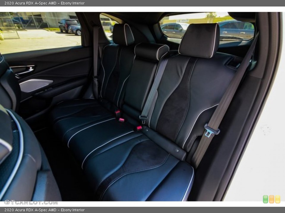 Ebony Interior Rear Seat for the 2020 Acura RDX A-Spec AWD #134120600