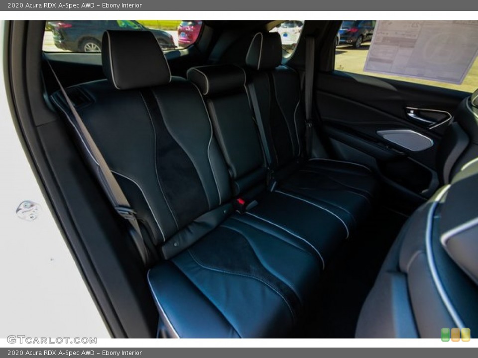 Ebony Interior Rear Seat for the 2020 Acura RDX A-Spec AWD #134120615