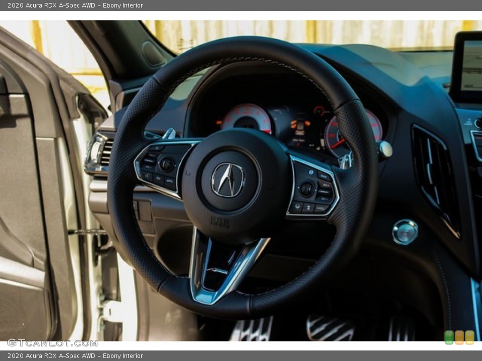 Ebony Interior Steering Wheel for the 2020 Acura RDX A-Spec AWD #134120654