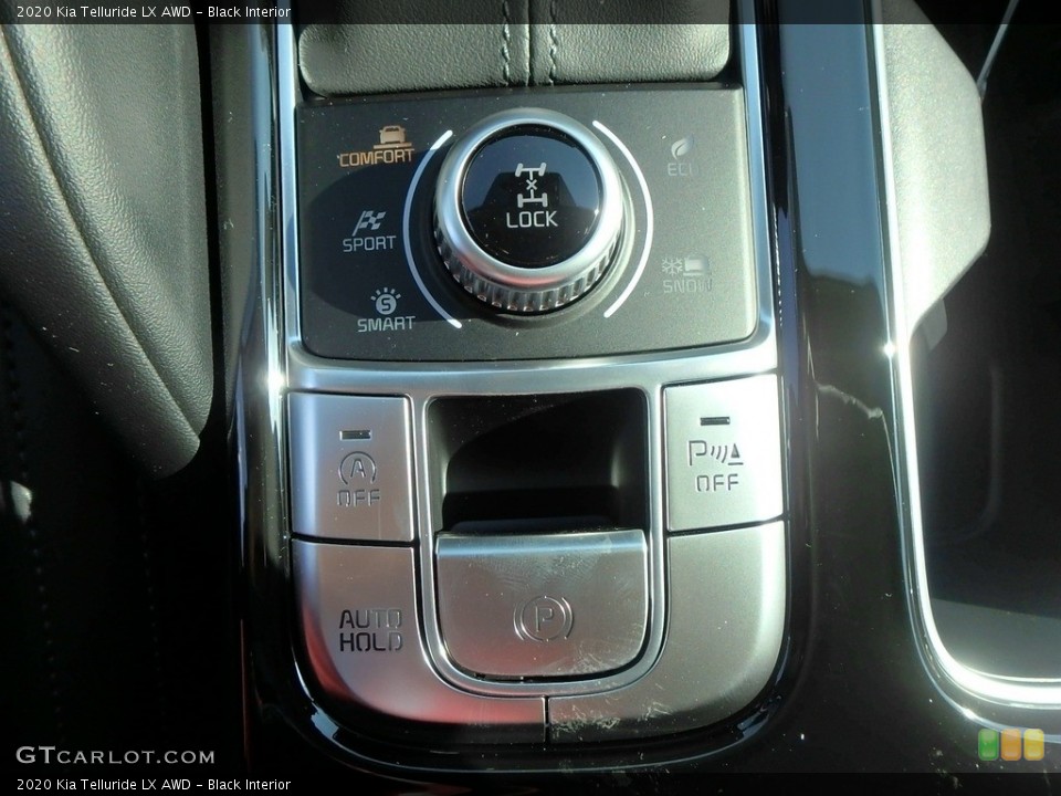 Black Interior Controls for the 2020 Kia Telluride LX AWD #134127566