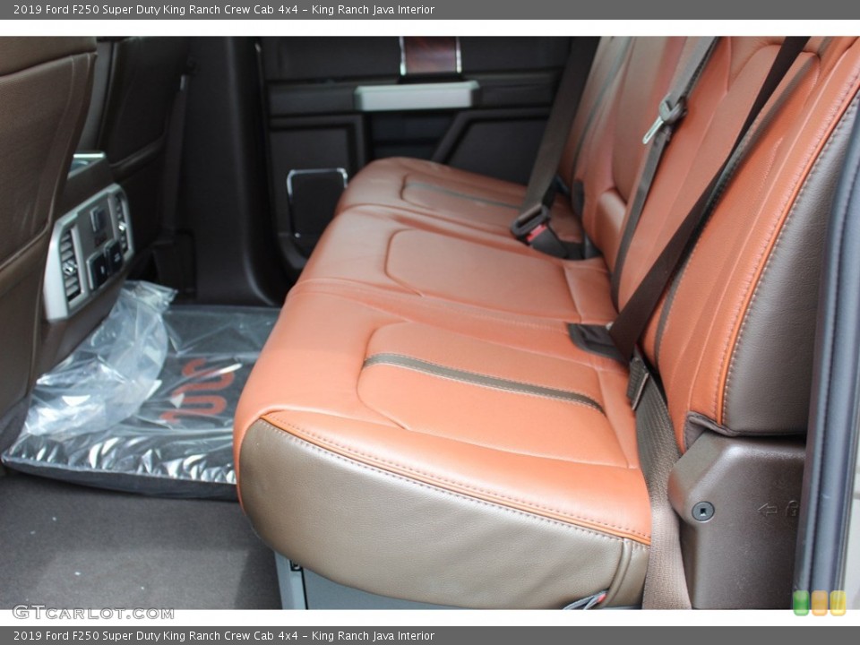 King Ranch Java Interior Rear Seat for the 2019 Ford F250 Super Duty King Ranch Crew Cab 4x4 #134135672