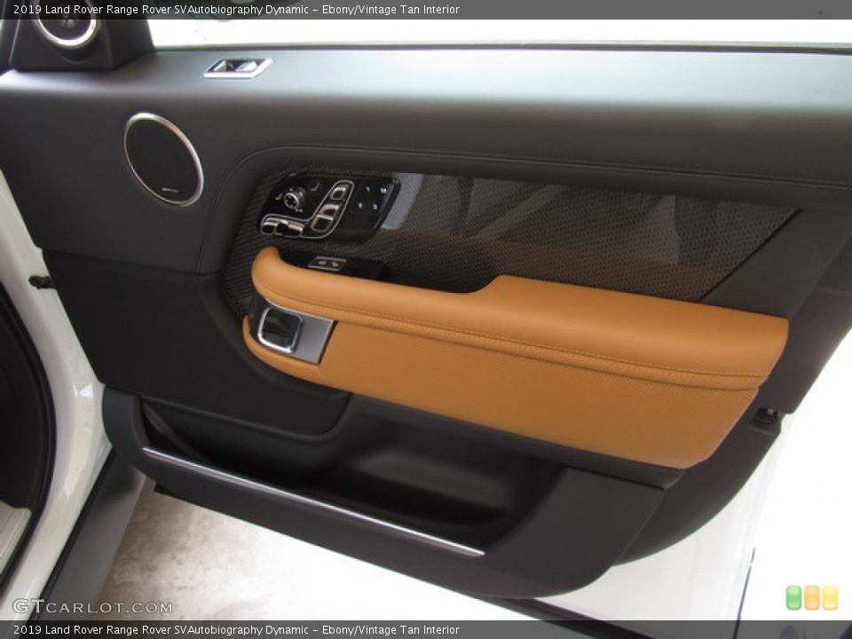 Ebony/Vintage Tan Interior Door Panel for the 2019 Land Rover Range Rover SVAutobiography Dynamic #134149102