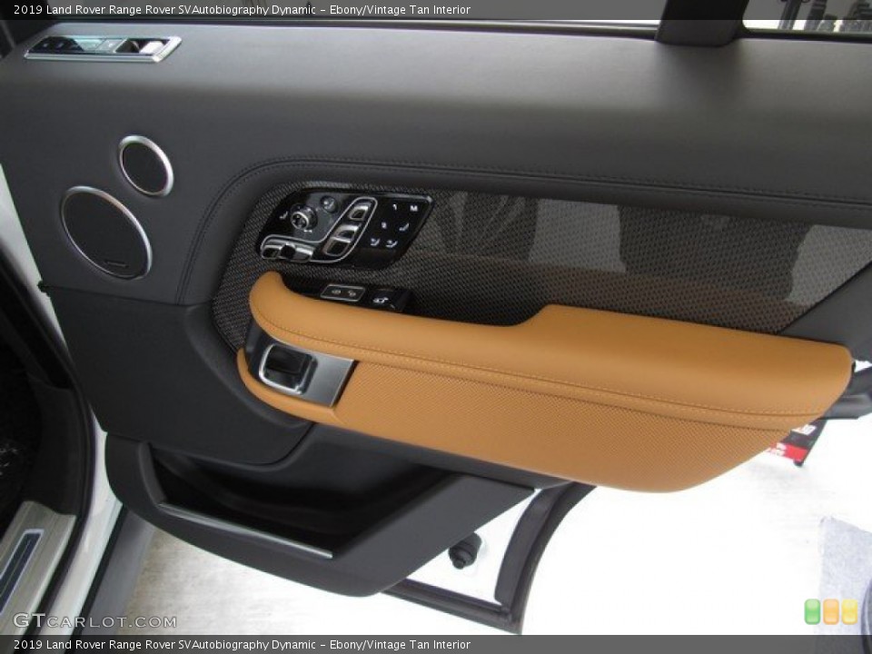 Ebony/Vintage Tan Interior Door Panel for the 2019 Land Rover Range Rover SVAutobiography Dynamic #134149159